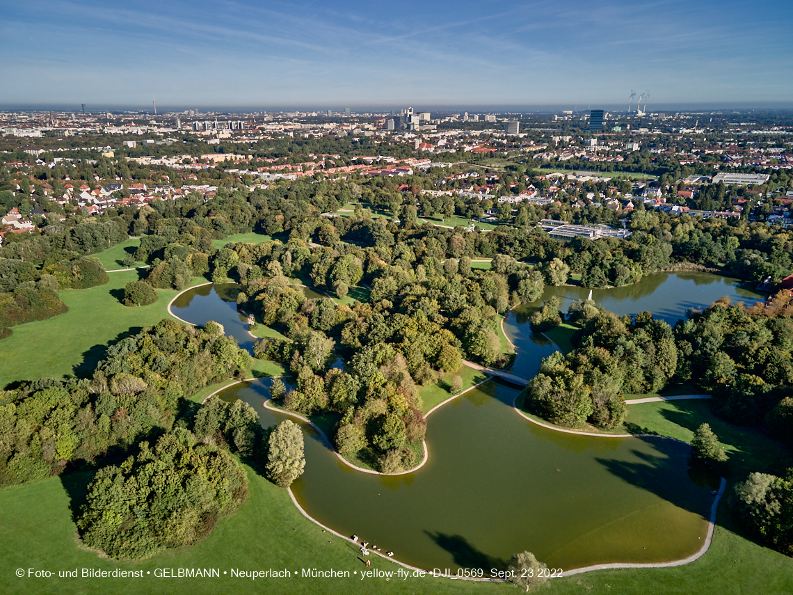23.09.2022 - der Ostpark mir Biergarten und See in Neuperlach